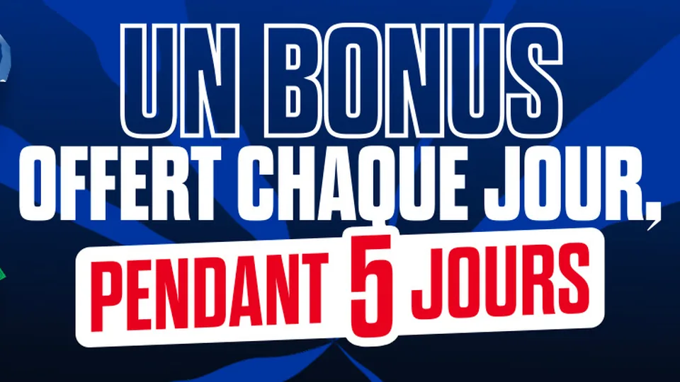 70% of your first deposit in five daily bonuses